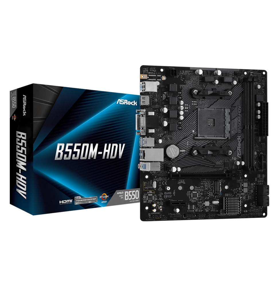 MB ASROCK B550M-HDV AM4 AMD