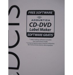 PAPEL ETIQUETA CD/DVD KLP-050 50 PACK KL