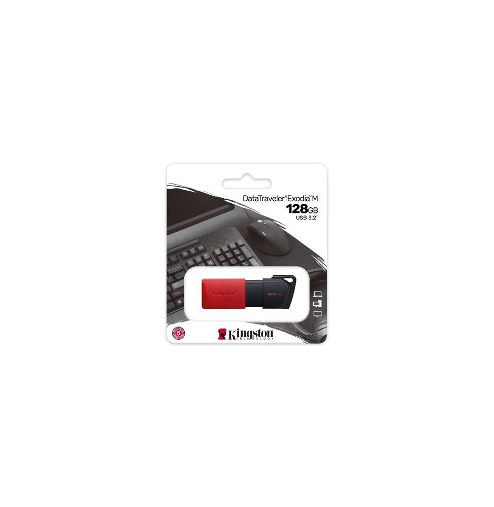 copy of PEN DRIVE 128GB DTXM 3.2 RED KINGSTON