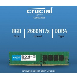 MEMORIA DDR4 PC2666 8GB CRUCIAL