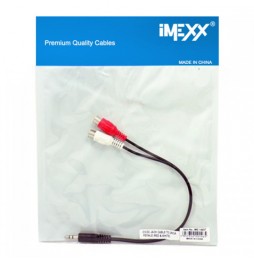 CABLE AUDIO 3.5MM IME-14837 RCA H IMEXX